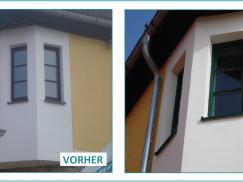 Vorher-Nachher dreier Fenster