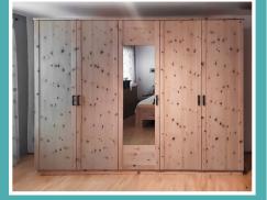 Zirbe Schrank mit Spiegel