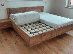 Bett Wildeiche mit Relax 2000 Bettensystem