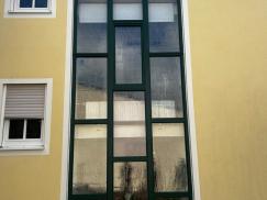 Holzfenster-Renovierung Festverglasung in RAL 6005 - moosgrün