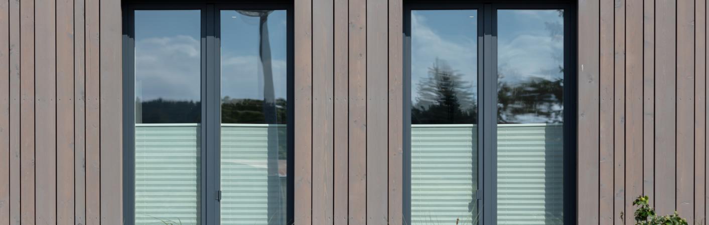 Holz-Aluminium-Fenster bodentief